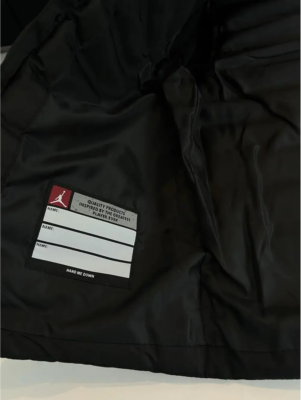 NWT Air Jordan Nike Boys Legend Black Hybrid Full Zip Jacket Youth Size Small